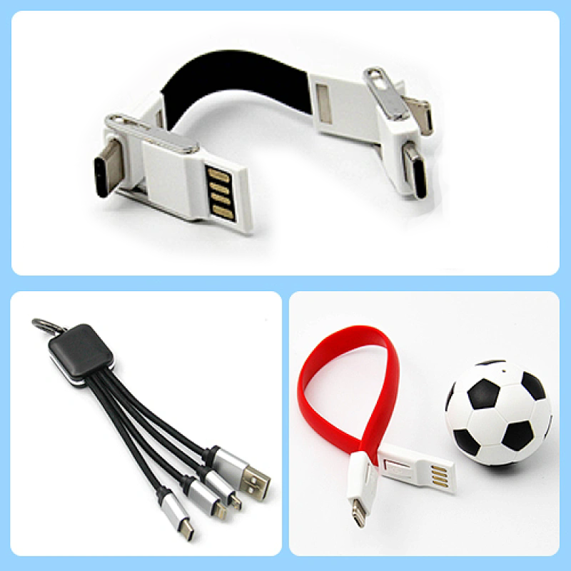 Custom LOGO wireless charging treasure usb cable